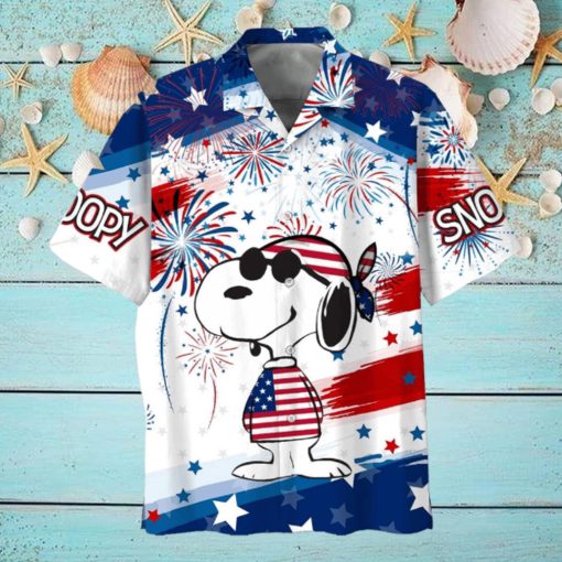 Snoopy Happy 4th Of July 2024 Hawaiian Shirt