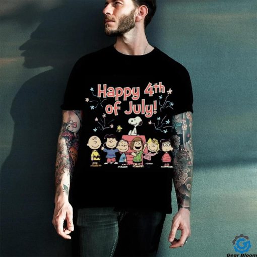 Snoopy Happy 4th Of July Unisex T hoodie, sweater, longsleeve, shirt v-neck, t-shirt