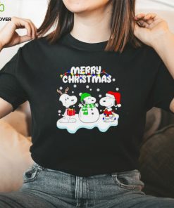 Snoopy Hat Santa Reindeer Merry Christmas shirt