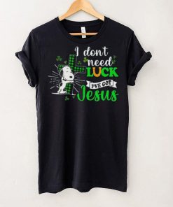 Snoopy I Don’t Need Luck I’ve Got Jesus Patrick’s Day 2024 T shirt 1 Snoopy I Don’t Need Luck I’ve Got Jesus Patrick’s Day 2024 T shirt