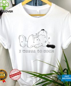 Snoopy I Wanna Go Home Shirt