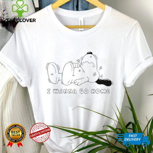 Snoopy I Wanna Go Home Shirt