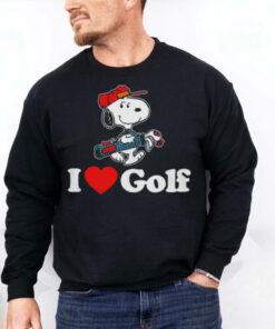 Snoopy I love golf T hoodie, sweater, longsleeve, shirt v-neck, t-shirt