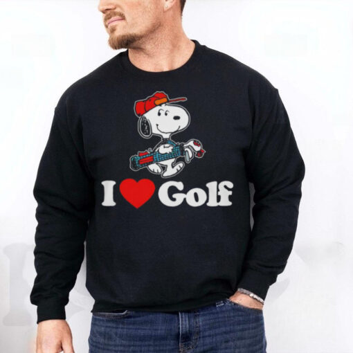 Snoopy I love golf T hoodie, sweater, longsleeve, shirt v-neck, t-shirt