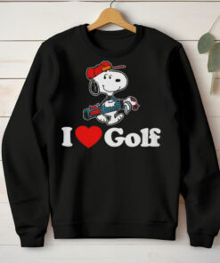 Snoopy I love golf T hoodie, sweater, longsleeve, shirt v-neck, t-shirt