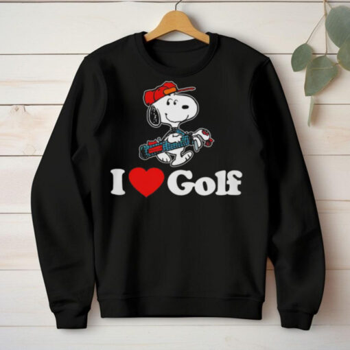 Snoopy I love golf T hoodie, sweater, longsleeve, shirt v-neck, t-shirt