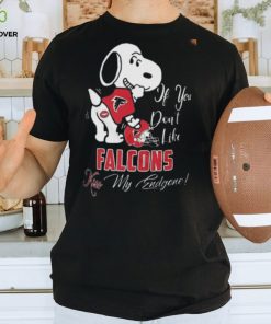 Snoopy If You Dont Like Atlanta Falcons Kiss My Endzone Shirt