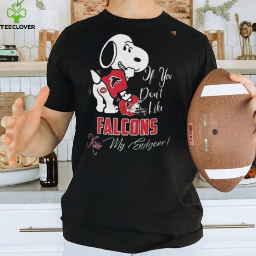 Snoopy If You Dont Like Atlanta Falcons Kiss My Endzone Shirt