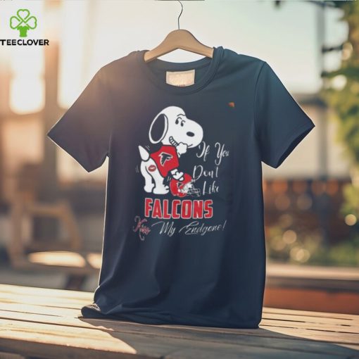 Snoopy If You Dont Like Atlanta Falcons Kiss My Endzone Shirt