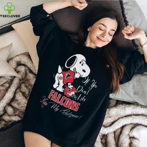 Snoopy If You Dont Like Atlanta Falcons Kiss My Endzone Shirt