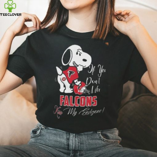 Snoopy If You Dont Like Atlanta Falcons Kiss My Endzone Shirt