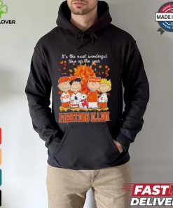 Snoopy Illinois Fighting Illini Fall the most beautiful time of the year shirt