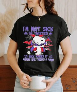 Snoopy I’m Not Sick I’m Twisted Sick Makes It Sound Like There’s A Cure Shirt 1 Snoopy I’m Not Sick I’m Twisted Sick Makes It Sound Like There’s A Cure Shirt