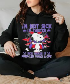 Snoopy I’m Not Sick I’m Twisted Sick Makes It Sound Like There’s A Cure Shirt 2 Snoopy I’m Not Sick I’m Twisted Sick Makes It Sound Like There’s A Cure Shirt