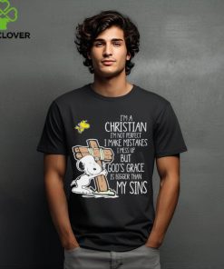 Snoopy I’m a Christian I’m not perfect I make mistakes I mess up but god’s grace shirt 1 Snoopy I’m a Christian I’m not perfect I make mistakes I mess up but god’s grace shirt