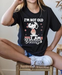 Snoopy I’m not old I am Vintage 2023 Shirt