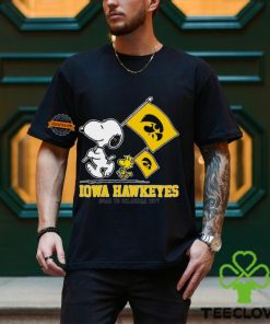 Snoopy Iowa Hawkeyes Road To Oklahoma City flag hoodie, sweater, longsleeve, shirt v-neck, t-shirt