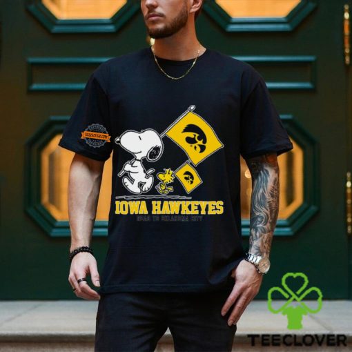 Snoopy Iowa Hawkeyes Road To Oklahoma City flag hoodie, sweater, longsleeve, shirt v-neck, t-shirt