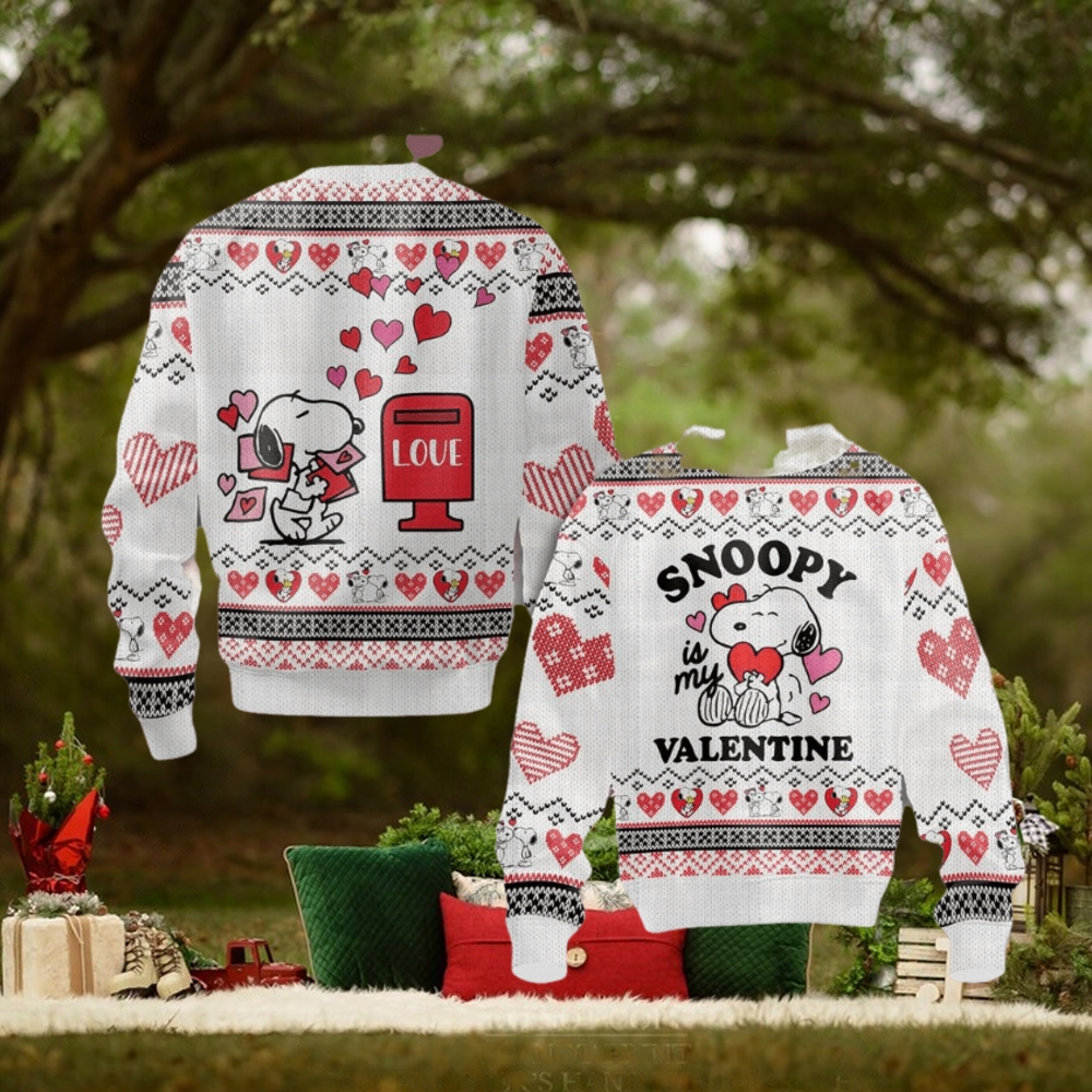 Snoopy Is My Valentine Sweater Snoopy Is My Valentine Sweater