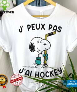 Snoopy J, Peux Pas J’ai Hockey Shirt