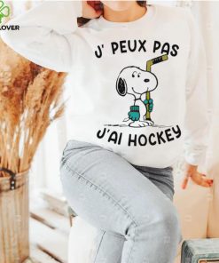 Snoopy J, Peux Pas J’ai Hockey Shirt