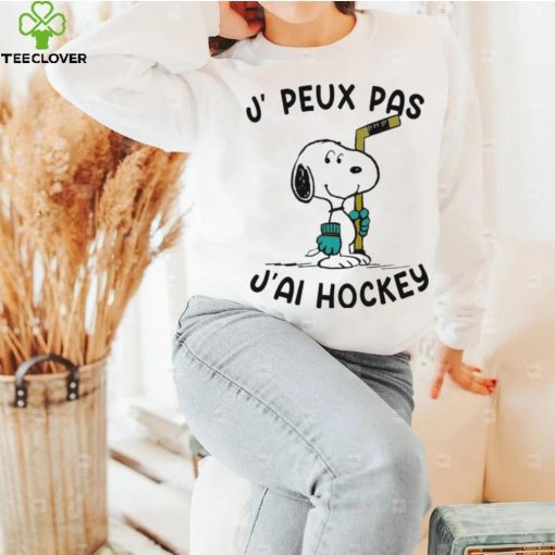 Snoopy J, Peux Pas J’ai Hockey Shirt