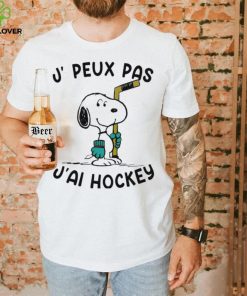 Snoopy J, Peux Pas J’ai Hockey Shirt