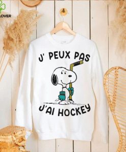 Snoopy J, Peux Pas J’ai Hockey Shirt