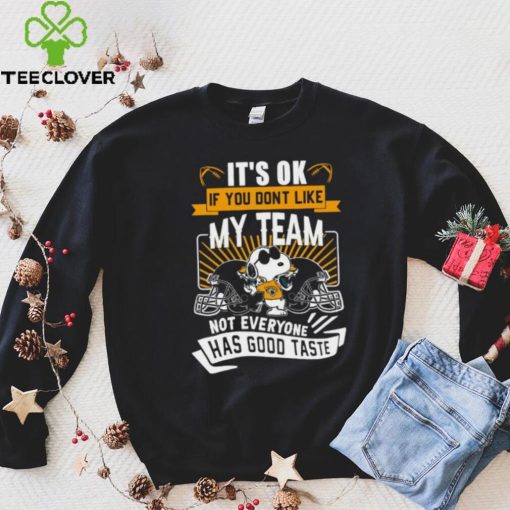 Snoopy Jacksonville Jaguars it’s ok if you don’t like my team not everyone has good taste shirt