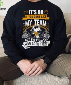 Snoopy Jacksonville Jaguars it’s ok if you don’t like my team not everyone has good taste shirt