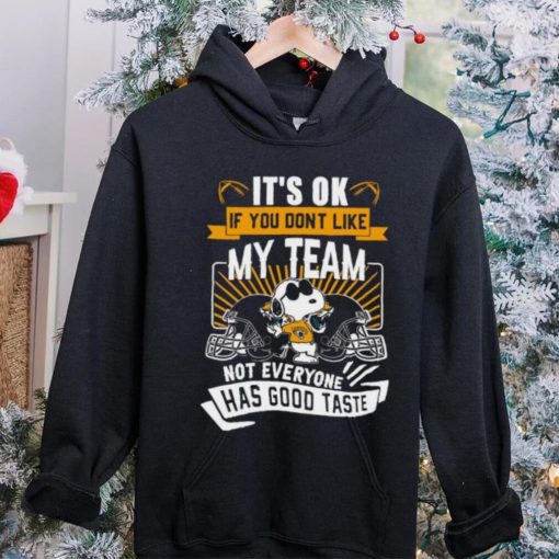 Snoopy Jacksonville Jaguars it’s ok if you don’t like my team not everyone has good taste shirt