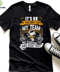 Snoopy Jacksonville Jaguars it’s ok if you don’t like my team not everyone has good taste shirt