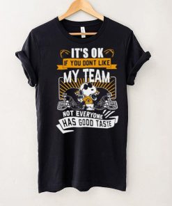 Snoopy Jacksonville Jaguars it’s ok if you don’t like my team not everyone has good taste shirt