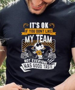 Snoopy Jacksonville Jaguars it’s ok if you don’t like my team not everyone has good taste shirt