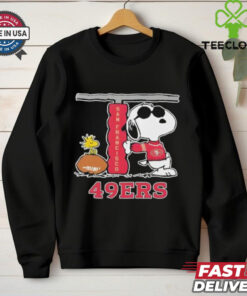Snoopy Joe Cool and Woodstock The San Francisco 49ers NFL shirt