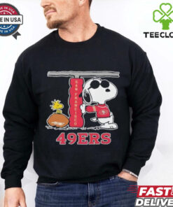 Snoopy Joe Cool and Woodstock The San Francisco 49ers NFL shirt