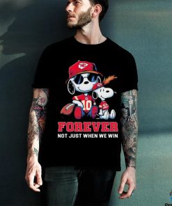 Snoopy Kansas City Chiefs Super Bowl Forever Not Just When We Win Shirt