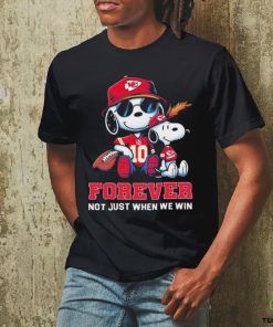 Snoopy Kansas City Chiefs Super Bowl Forever Not Just When We Win Shirt