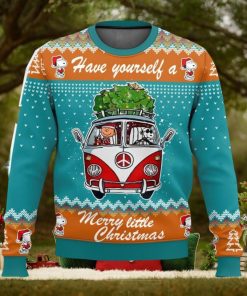 Snoopy Little Christmas All Over Printed Ugly Christmas Sweater Trending Christmas Gift Ideas