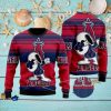 Michigan Wolverines Charlie Brown Snoopy Wear Football Jersey Ugly Christmas Sweater