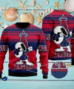 Snoopy Los Angeles Angels Ugly Christmas Sweater