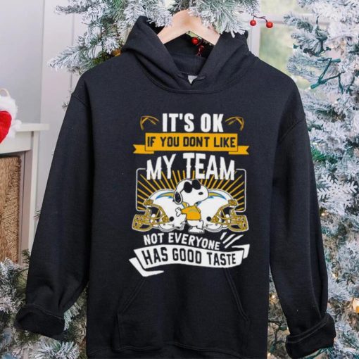 Snoopy Los Angeles Chargers it’s ok if you don’t like my team not everyone has good taste shirt