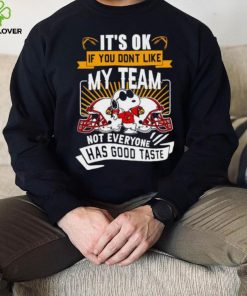 Snoopy Louisville Cardinals it’s ok if you don’t like my team not everyone has good taste shirt