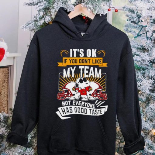 Snoopy Louisville Cardinals it’s ok if you don’t like my team not everyone has good taste shirt