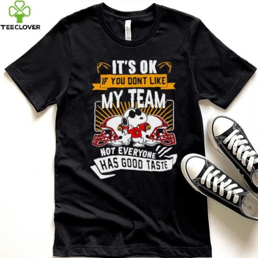 Snoopy Louisville Cardinals it’s ok if you don’t like my team not everyone has good taste shirt