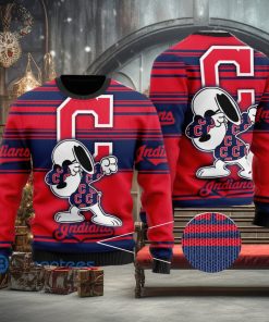 Snoopy Love Cleveland Indians Ugly Christmas Sweater Christmas Gift