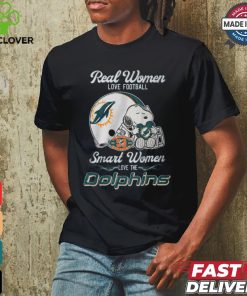 Snoopy Love Dallas Real Women Love Football Smart Women Love The Dolphins Shirt