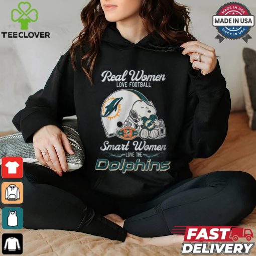 Snoopy Love Dallas Real Women Love Football Smart Women Love The Dolphins Shirt