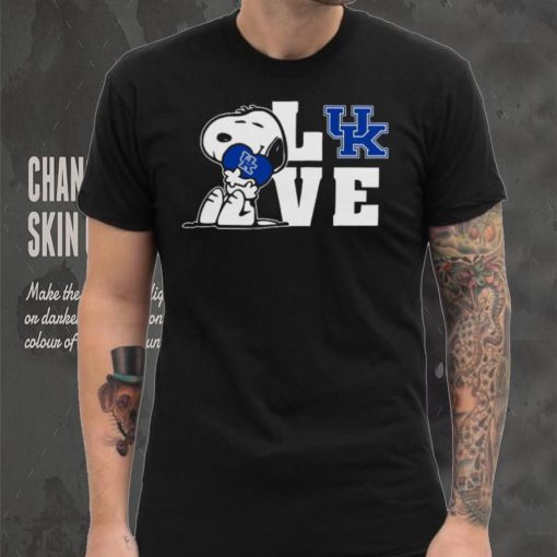 Snoopy Love Kentucky Wildcats T Shirt