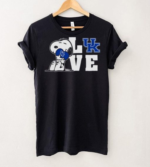 Snoopy Love Kentucky Wildcats T Shirt